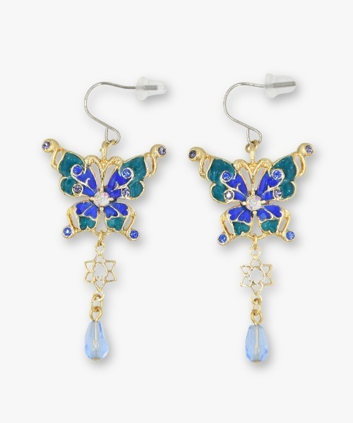 蝶モチーフ ピアス（ピアス（両耳用））｜ANNA SUI（アナスイ）の