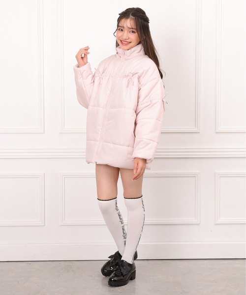 PINKHUNT ピンクハント リボン中綿アウター 0803K（ダウンジャケット