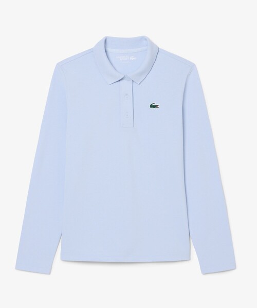 LACOSTE(ラコステ)の「ヒートレギュレーション&UVカット鹿の子ゴルフポロシャツ(ポロシャツ・レディース・ライトブルー/ホワイト/ネイビー/アクア・34/36/38)」の17枚目の写真
