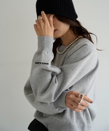 meilmada（メイルマダ）の「裏起毛ロゴ刺繍ショートスウェット（スウェット）」