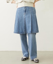 MILKFED.（ミルクフェド）の「PLEATED DENIM SKIRT（デニムスカート・メンズ）」