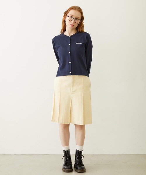 MILKFED.（ミルクフェド）の「PLEATED DENIM SKIRT（デニムスカート・レディース・オフホワイト/ライトブルー/ブラック・ONE SIZE）」の17枚目の写真