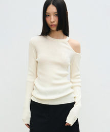 CUT OUT BUTTERFLY KNIT_CREAM