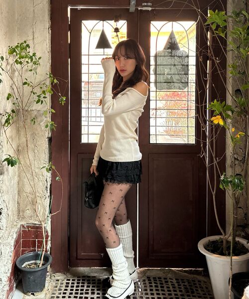 NICK&NICOLE（ニックアンドニコール）の「CUT OUT BUTTERFLY KNIT_CREAM（ニット/セーター・レディース・その他・FREE）」の8枚目の写真
