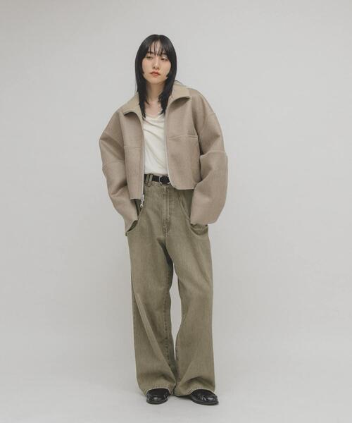 KBF（ケイビーエフ）の「リバーシブルボアジャケット（その他アウター・レディース・ベージュ/ブラック・ONE）」の7枚目の写真