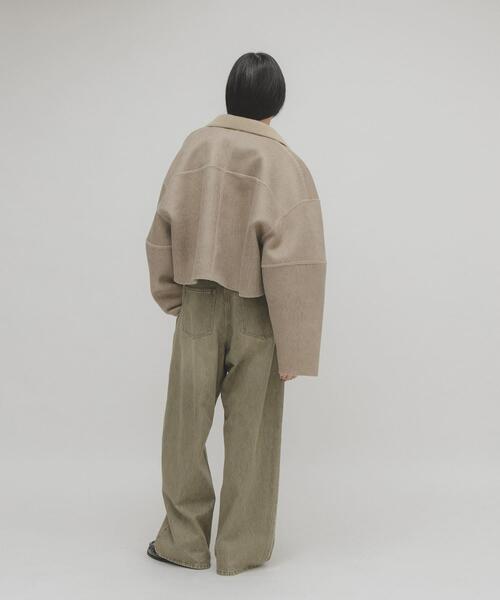 KBF（ケイビーエフ）の「リバーシブルボアジャケット（その他アウター・レディース・ベージュ/ブラック・ONE）」の9枚目の写真