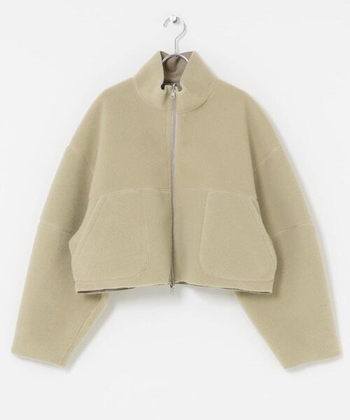 KBF（ケイビーエフ）の「リバーシブルボアジャケット（その他アウター・レディース・ベージュ/ブラック・ONE）」の10枚目の写真