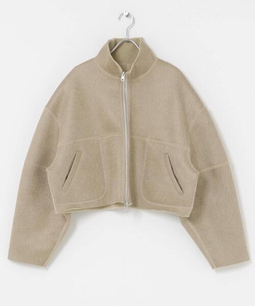 KBF（ケイビーエフ）の「リバーシブルボアジャケット（その他アウター・レディース・ベージュ/ブラック・ONE）」の11枚目の写真