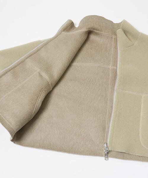 KBF（ケイビーエフ）の「リバーシブルボアジャケット（その他アウター・レディース・ベージュ/ブラック・ONE）」の13枚目の写真