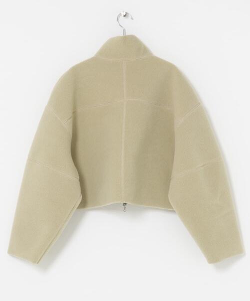 KBF（ケイビーエフ）の「リバーシブルボアジャケット（その他アウター・レディース・ベージュ/ブラック・ONE）」の14枚目の写真