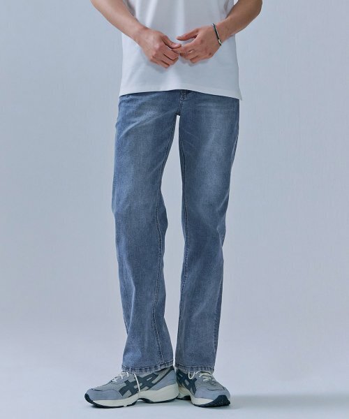 CHASECULT(チェイスカルト)の「男性Mトーンストレートデニムパンツ-CERK2312B0N(デニムパンツ・メンズ・インディゴブルー・70/76/82/86)」の1枚目の写真