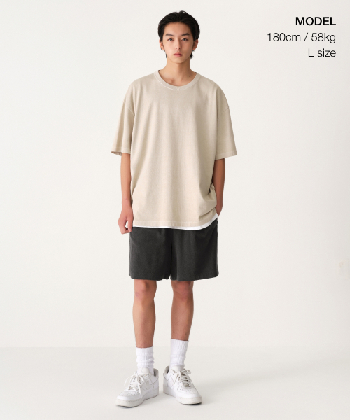 MUSINSA STANDARD（ムシンサスタンダード）の「テリークロスボクサーフィットショーツ[ダークグレー]（その他パンツ・メンズ・その他・MEDIUM/LARGE/X-LARGE/XX-LARGE/SMALL）」の2枚目の写真