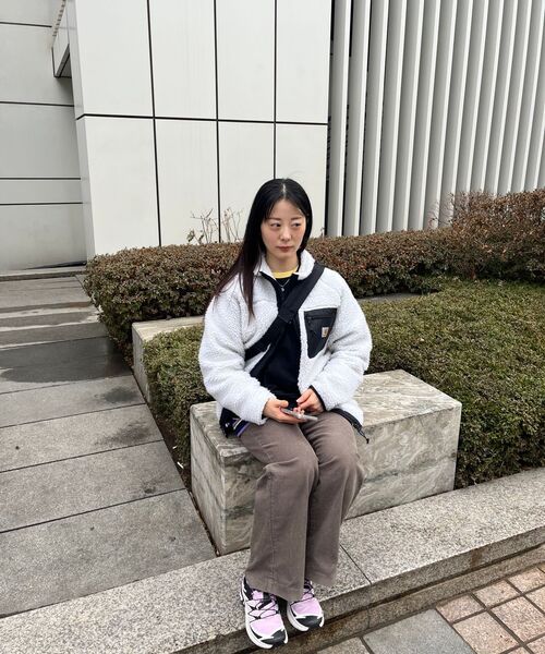 MUSINSA STANDARD WOMAN（ムシンサスタンダードウーマン）の「ウィメンズワイドコーデュロイパンツ[トーフ]（その他パンツ・レディース・その他・30/24/25/26/27/28/29）」の8枚目の写真
