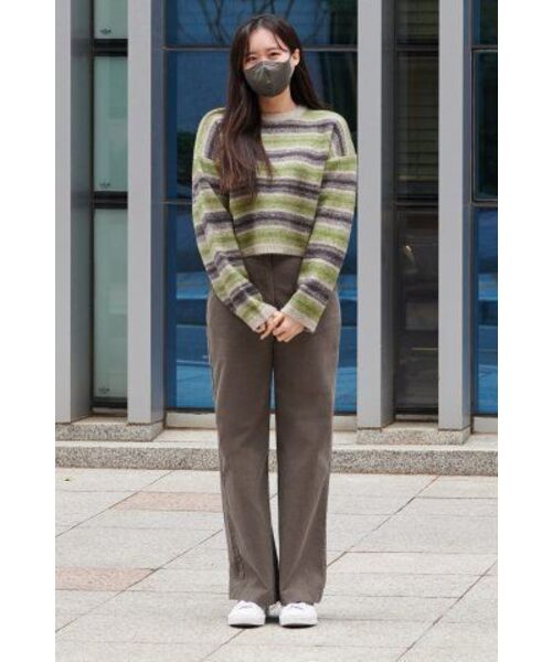 MUSINSA STANDARD WOMAN（ムシンサスタンダードウーマン）の「ウィメンズワイドコーデュロイパンツ[トーフ]（その他パンツ・レディース・その他・30/24/25/26/27/28/29）」の12枚目の写真