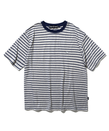 サーファーストライプTシャツ_ベージュ