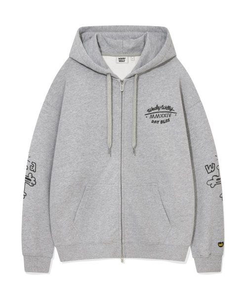Wacky WiLLy(ワッキーウィリー)の「ヘリテージフードジップアップ (2色)(パーカー・レディース・ネイビー/グレー・SMALL/MEDIUM/LARGE/X-LARGE)」の3枚目の写真