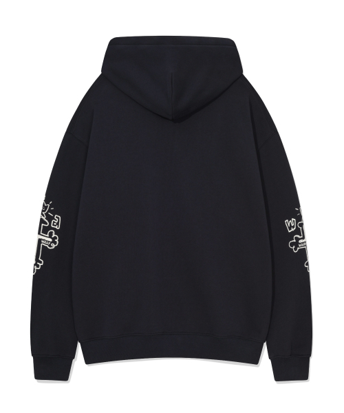 Wacky WiLLy(ワッキーウィリー)の「ヘリテージフードジップアップ (2色)(パーカー・レディース・ネイビー/グレー・SMALL/MEDIUM/LARGE/X-LARGE)」の6枚目の写真