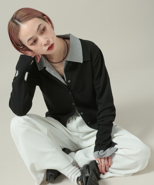 PAGEBOY(ページボーイ)の「【mei企画/WEB限定】ビーズネックレス(ネックレス・レディース・ブラック/レッド・FREE)」の5枚目の写真