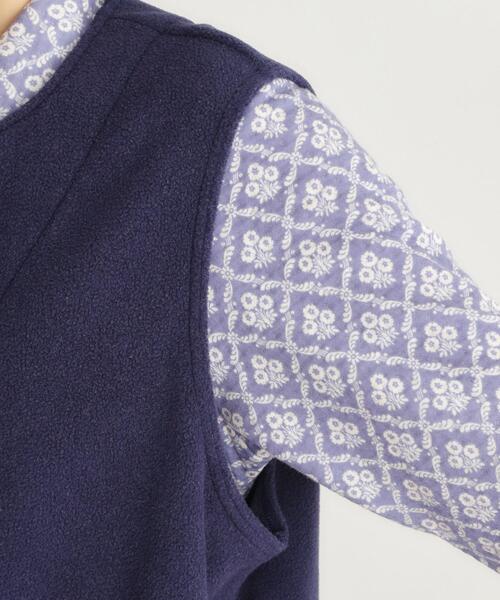 LAURA ASHLEY(ローラアシュレイ)の「クチュールローズ柄 刺繍フリースベスト(ベスト・レディース・アイボリー系/ワイン系/ブルー系その他2・00)」の20枚目の写真