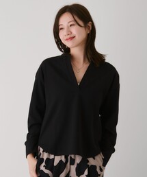 Jayro（ジャイロ）の「カットジョーゼット裏起毛プルオーバー（その他トップス）」