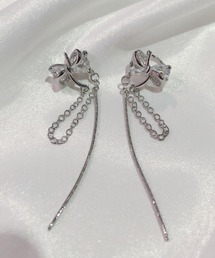 Y/lim（イリム）の「リボンビジューチェーンイヤーカフ 2ピースセット（イヤーカフ）」