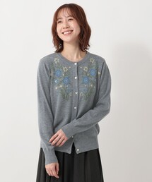 Afternoon Tea | フラワージャカードカーディガン(カーディガン/ボレロ)