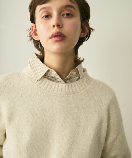 full/fill.（フルフィル）の「natural check shirt / ナチュラルチェックシャツ（シャツ/ブラウス・レディース・ブラウン/ブルー・FREE）」の17枚目の写真
