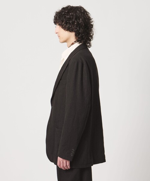 District(ディストリクト)の「<District>シュリンク サージ シングル2ボタン テーラードジャケット(テーラードジャケット・メンズ・ダークブラウン/ネイビー・S/M/L/XL)」の7枚目の写真