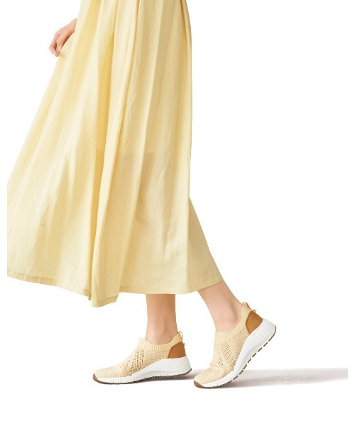 シアーニットスニーカー