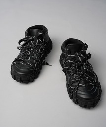 MAISON SPECIAL（メゾンスペシャル）の「《UNISEX》【SPECIAL SHOES FACTORY COLLABORATION】Rattling Sole Mid-cut Sneakers/ラトリングソールミドルカットスニーカー【MAISON SPECIAL/メゾンスペシャル】（スニーカー）」