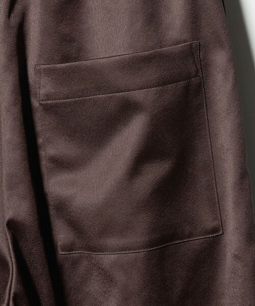 BEAUTY&YOUTH UNITED ARROWS(ビューティーアンドユースユナイテッドアローズ)の「ポリエステル 2トーンサテン ドロストパンツ ウォッシャブル(その他パンツ・レディース・ブラック/ダークブラウン・S/M)」の17枚目の写真