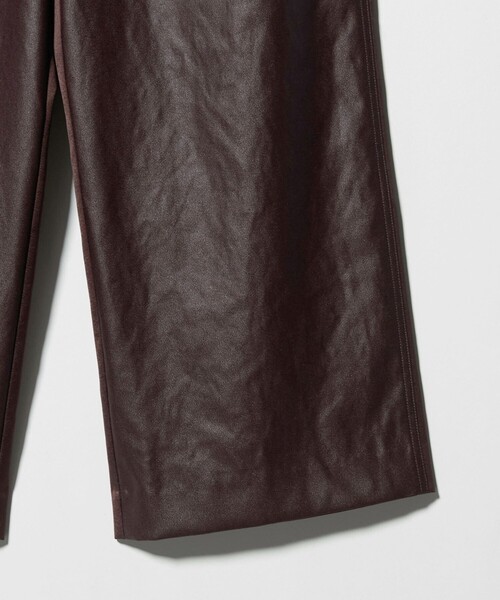 BEAUTY&YOUTH UNITED ARROWS(ビューティーアンドユースユナイテッドアローズ)の「ポリエステル 2トーンサテン ドロストパンツ ウォッシャブル(その他パンツ・レディース・ブラック/ダークブラウン・S/M)」の19枚目の写真
