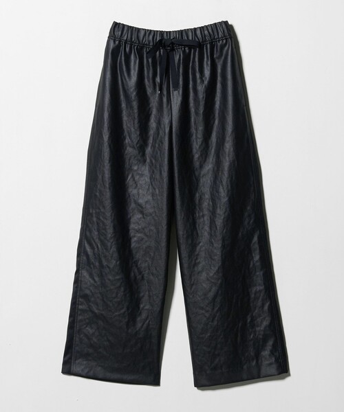 BEAUTY&YOUTH UNITED ARROWS(ビューティーアンドユースユナイテッドアローズ)の「ポリエステル 2トーンサテン ドロストパンツ ウォッシャブル(その他パンツ・レディース・ブラック/ダークブラウン・S/M)」の21枚目の写真