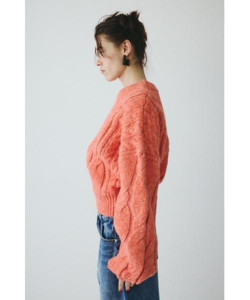 HeRIN.CYE(ヘリンドットサイ)の「Mix knit tops ミックスニットトップス(ニット/セーター・レディース・ライトブラウン/ライトブルー/ライトピンク・FREE)」の12枚目の写真