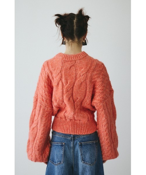 HeRIN.CYE(ヘリンドットサイ)の「Mix knit tops ミックスニットトップス(ニット/セーター・レディース・ライトブラウン/ライトブルー/ライトピンク・FREE)」の13枚目の写真