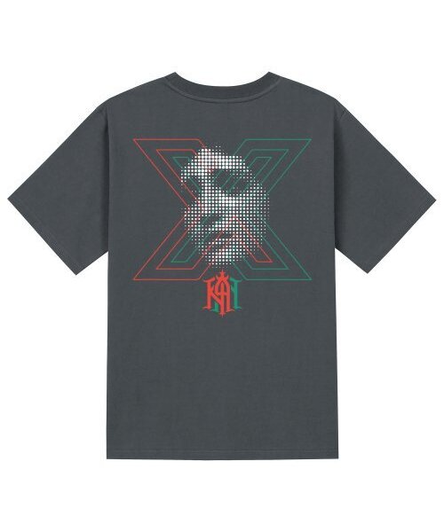 KAN6312(カン6312)の「KTG0149 アバンギャルド 半袖Tシャツ - グレー(Tシャツ/カットソー・メンズ・その他・SMALL/MEDIUM/LARGE/X-LARGE)」の1枚目の写真