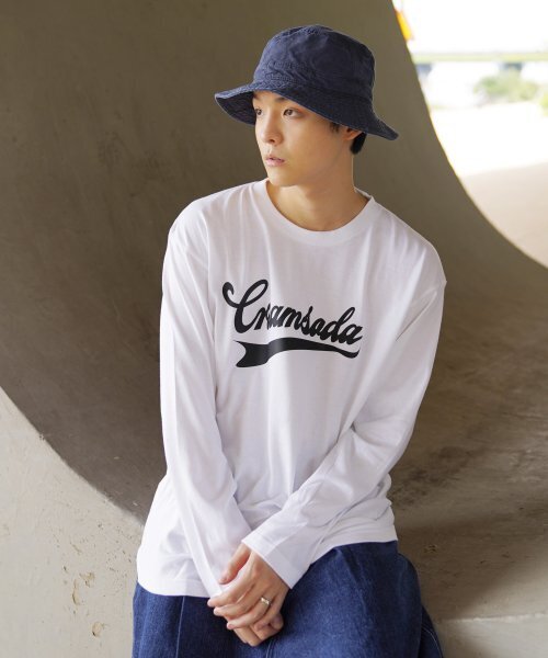CREAM SODA LAB（クリームソーダラボ）の「アセンティックロゴロングスリーブホワイトブラック（Tシャツ/カットソー・メンズ・その他・LARGE/MEDIUM/X-LARGE/XX-LARGE）」の3枚目の写真