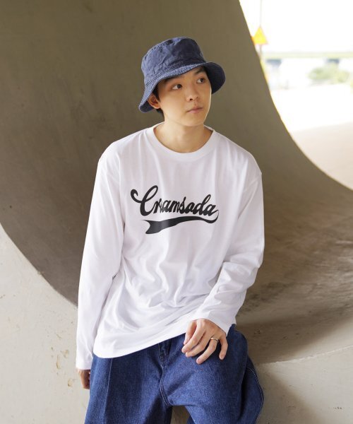 CREAM SODA LAB（クリームソーダラボ）の「アセンティックロゴロングスリーブホワイトブラック（Tシャツ/カットソー・メンズ・その他・LARGE/MEDIUM/X-LARGE/XX-LARGE）」の4枚目の写真