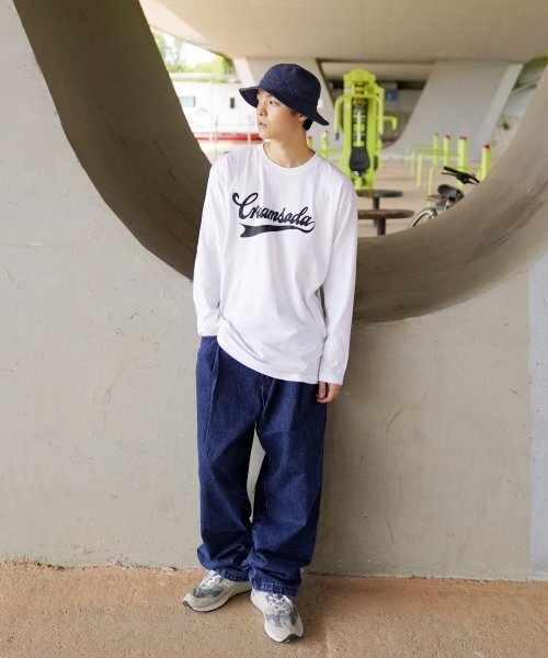 CREAM SODA LAB（クリームソーダラボ）の「アセンティックロゴロングスリーブホワイトブラック（Tシャツ/カットソー・メンズ・その他・LARGE/MEDIUM/X-LARGE/XX-LARGE）」の8枚目の写真