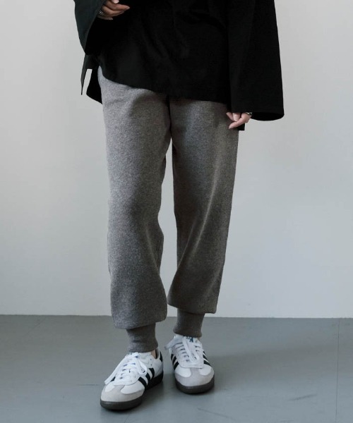 aquagarage（アクアガレージ）の「ニットジョガーパンツ（その他パンツ・レディース・チャコール/アイボリー/ブラック・L/M）」の19枚目の写真
