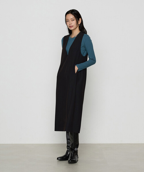 COMME CA(コムサ)の「〔 Sサイズ 〕 トリアセボディシェルピーチ ワンピース(ワンピース・レディース・オフホワイト・5号)」の6枚目の写真