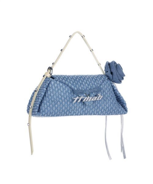 TTMAB(ティティマブ)の「デカール23ミニイブニングバッグ - Blue Perforated Denim(ショルダーバッグ・レディース・その他・FREE)」の1枚目の写真