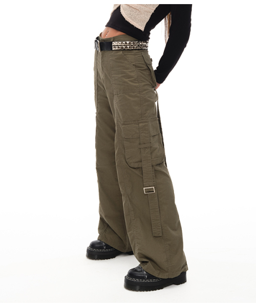 youthbath(ユースバース)の「POKET STRING CARGO PANTS_KHAKI(その他パンツ・レディース・その他・MEDIUM/SMALL/LARGE)」の8枚目の写真