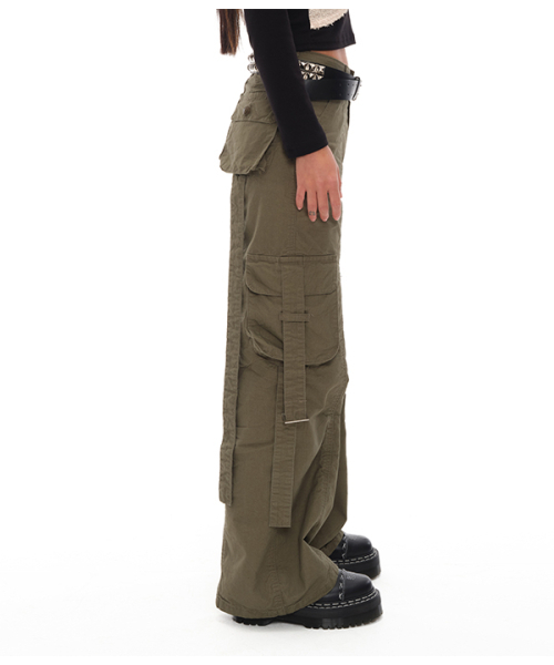 youthbath(ユースバース)の「POKET STRING CARGO PANTS_KHAKI(その他パンツ・レディース・その他・MEDIUM/SMALL/LARGE)」の9枚目の写真