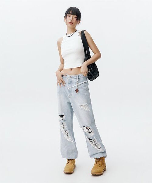 youthbath(ユースバース)の「POKET STRING CARGO PANTS_KHAKI(その他パンツ・レディース・その他・MEDIUM/SMALL/LARGE)」の10枚目の写真