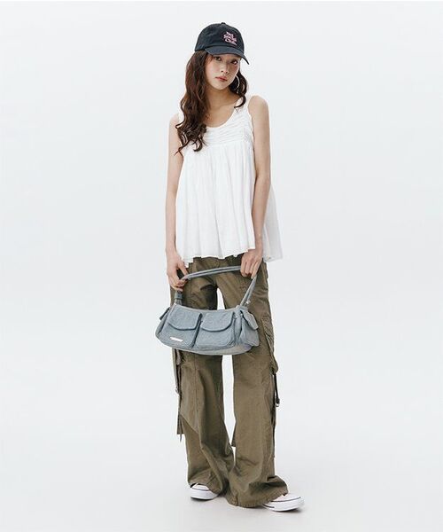 youthbath(ユースバース)の「POKET STRING CARGO PANTS_KHAKI(その他パンツ・レディース・その他・MEDIUM/SMALL/LARGE)」の11枚目の写真