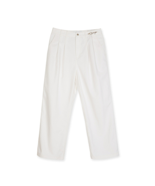 SYNQIA(シンキア)の「ファイアマンクロージャーツーデニムパンツバックアイボリー(デニムパンツ・メンズ・その他・MEDIUM/LARGE/SMALL)」の1枚目の写真