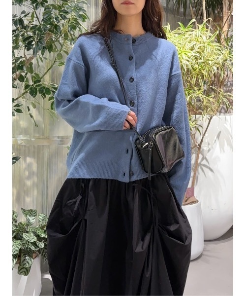 STYLEMIXER（スタイルミキサー）の「ウールニットカーディガン（カーディガン/ボレロ・レディース・ブルー/アイボリー/キャメル・FREE）」の3枚目の写真