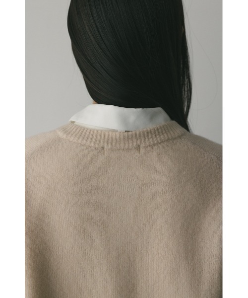 STYLEMIXER（スタイルミキサー）の「ウールニットカーディガン（カーディガン/ボレロ・レディース・ブルー/アイボリー/キャメル・FREE）」の6枚目の写真