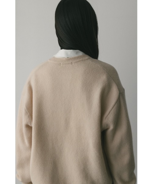 STYLEMIXER（スタイルミキサー）の「ウールニットカーディガン（カーディガン/ボレロ・レディース・ブルー/アイボリー/キャメル・FREE）」の7枚目の写真